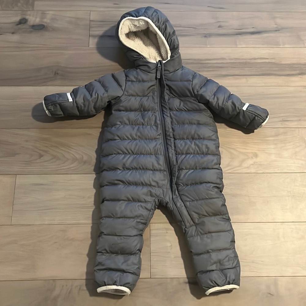 Eddie Bauer infant down snowsuit 12m